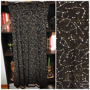 LulaRoe Constellation Maxi Skirt Galaxy Print
